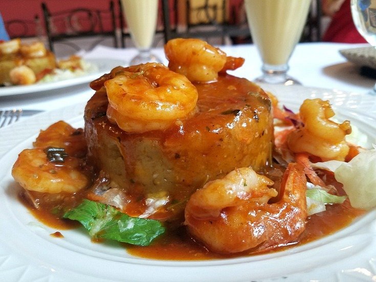 Barrachina Escambron Beach Shrimp Mofongo