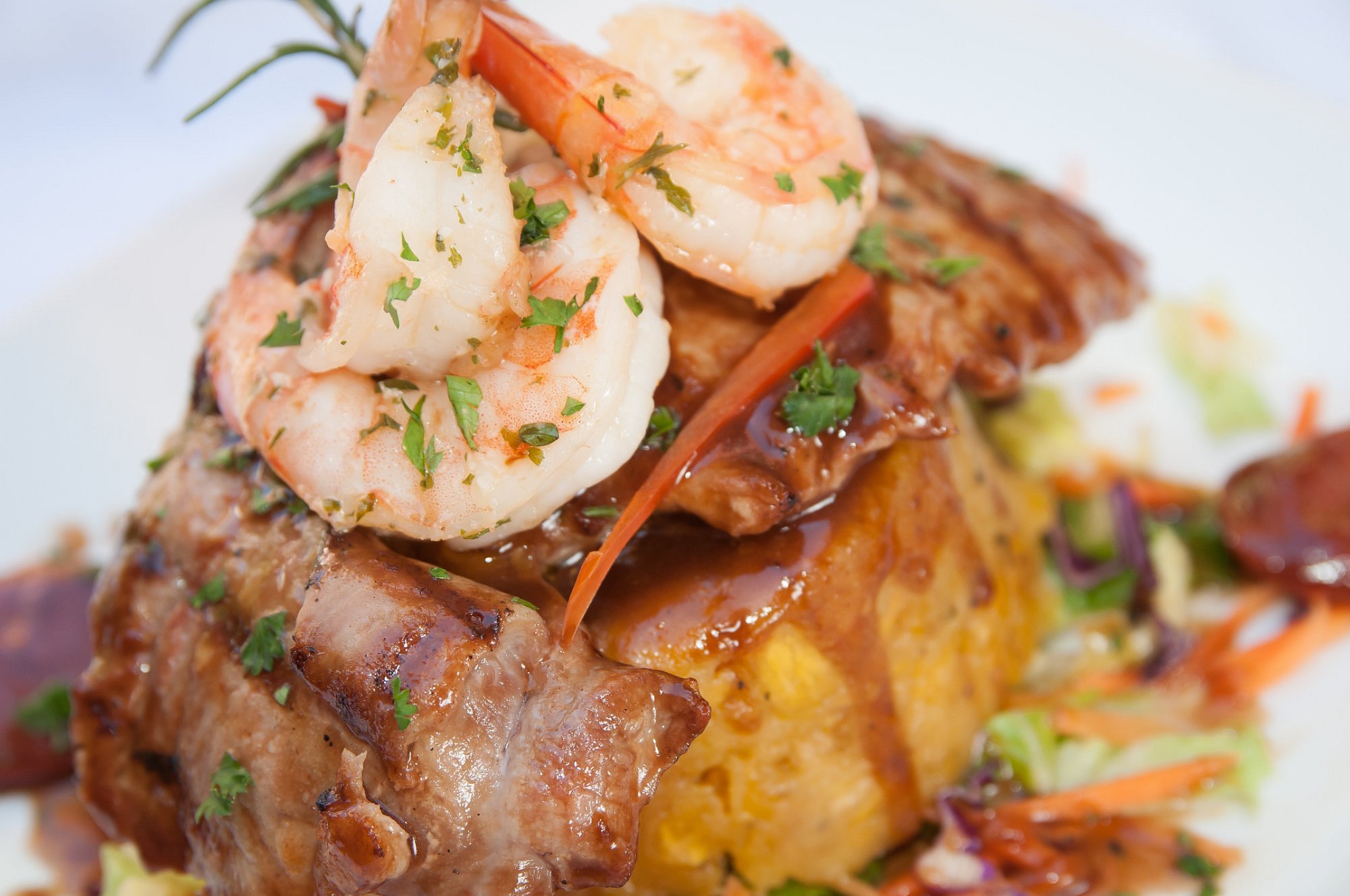 Barrachina San Juan Port Pork Rib Eye Shrimps
