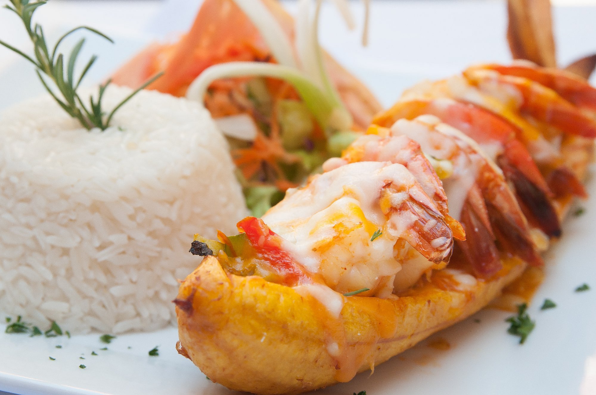 Barrachina San Juan Port Shrimps Canoe
