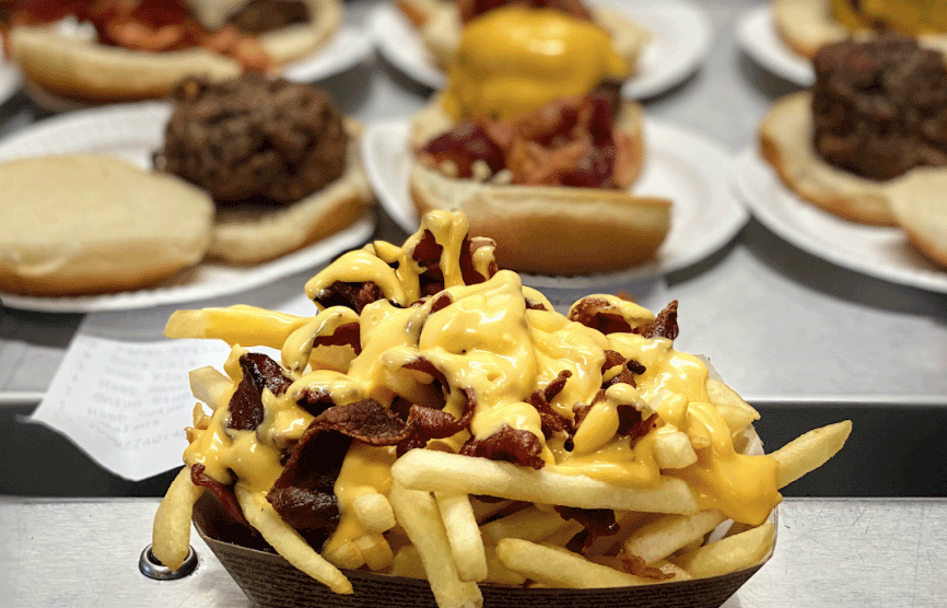 El Hamburger Bacon Cheese Fries San Juan Port