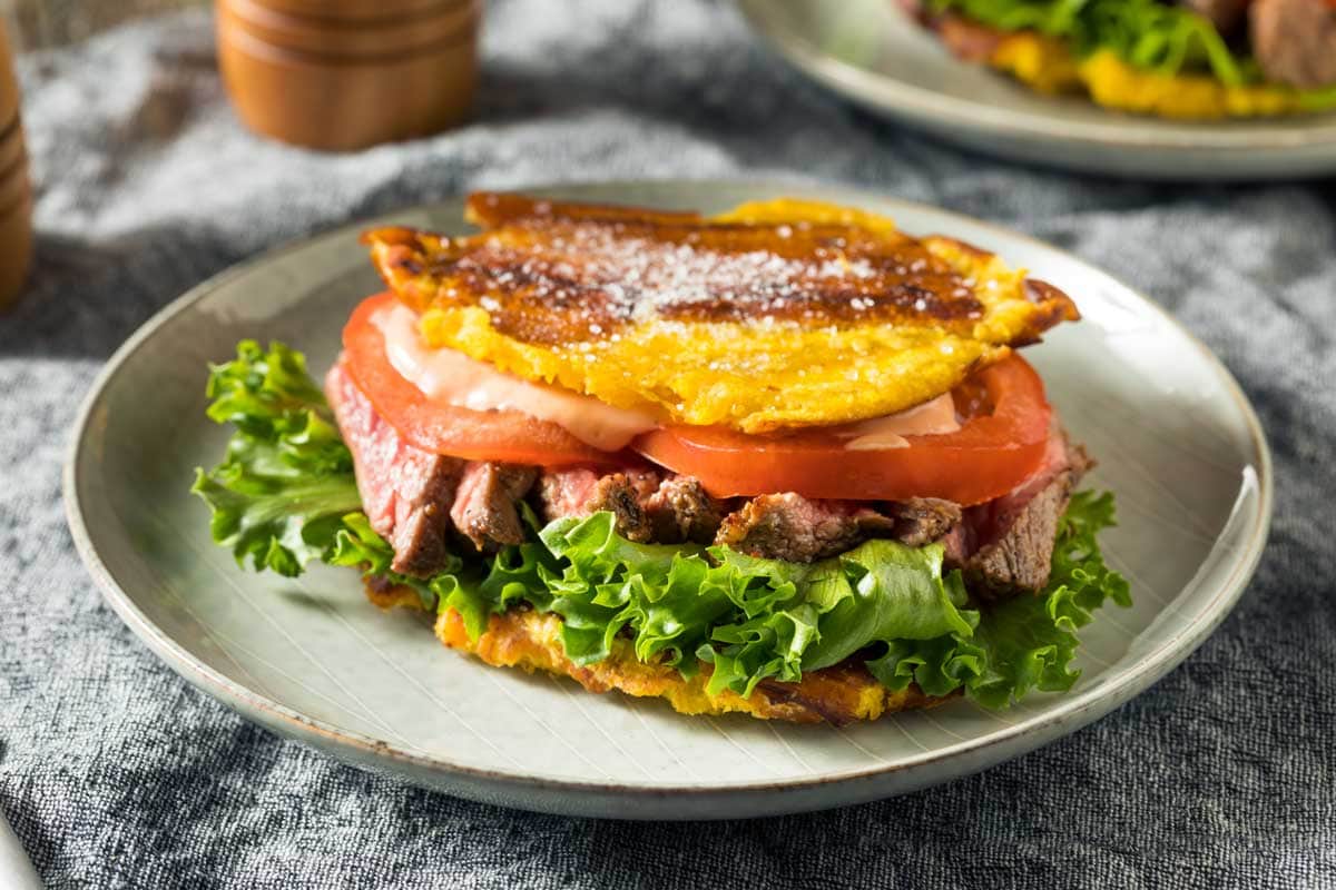 El Jibarito San Juan Port Plantain Sandwich