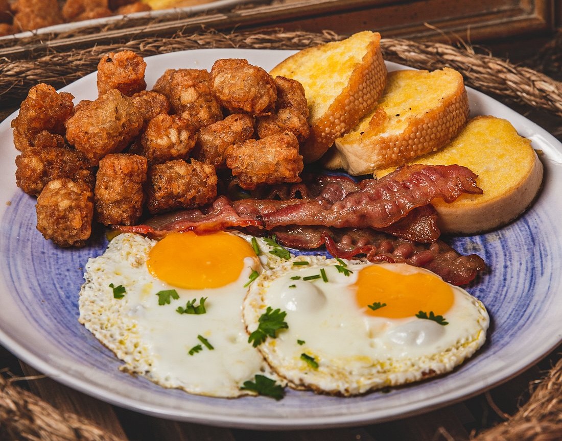 Escambron Beach Christianson Breakfast Eggs Bacon