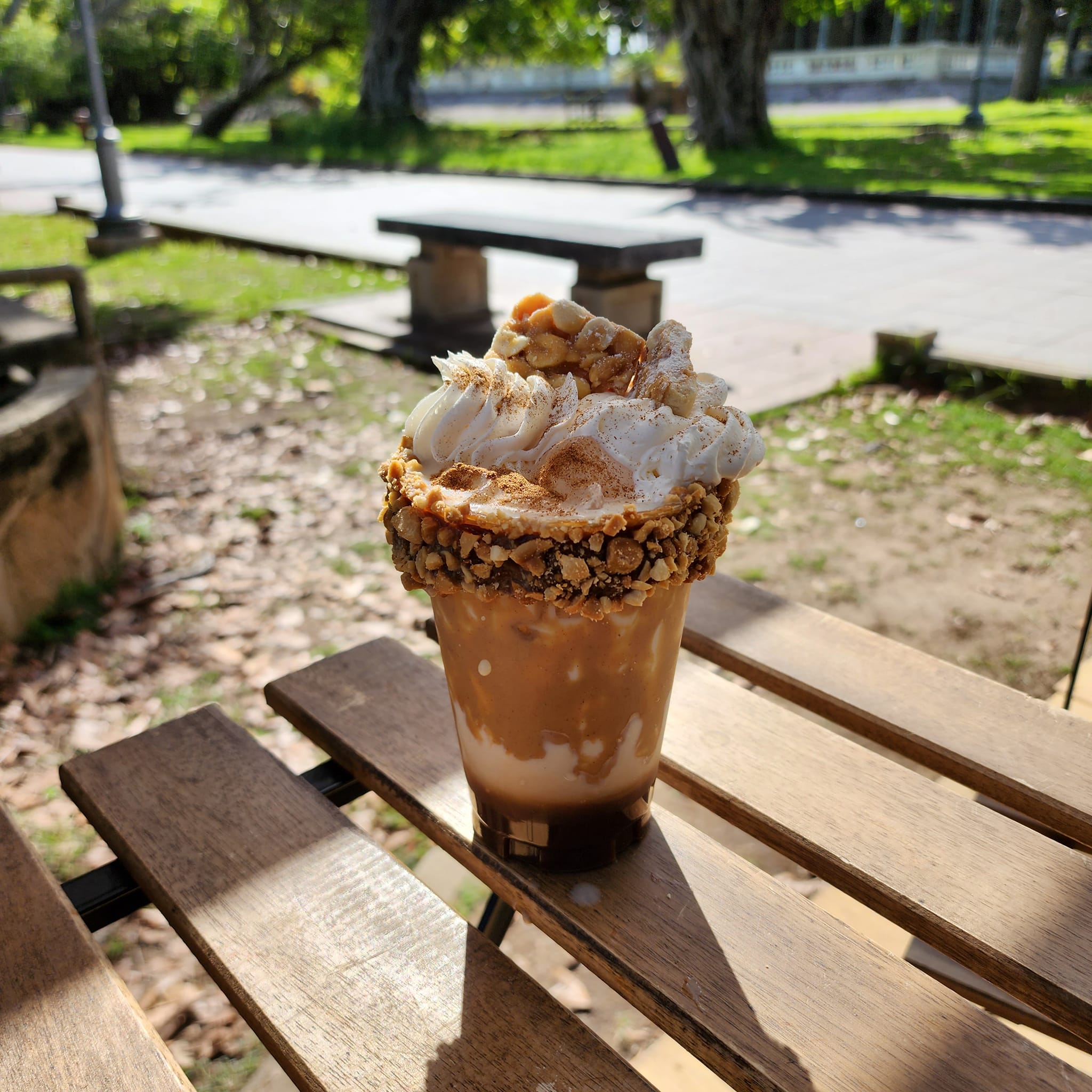 La Mezcla Coffee Escambron Beach Chocolate Frappe
