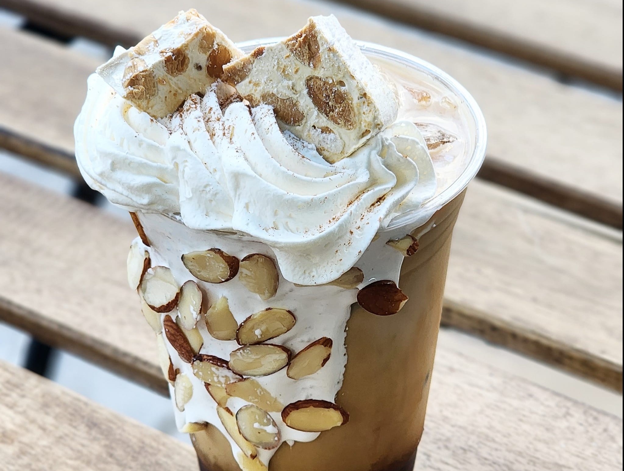 La Mezcla Coffee Escambron Beach Frappe Whipped Cream