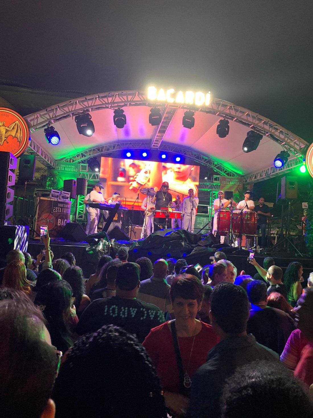 La Placita De Santurce Dancing Concert Stage San Juan Port
