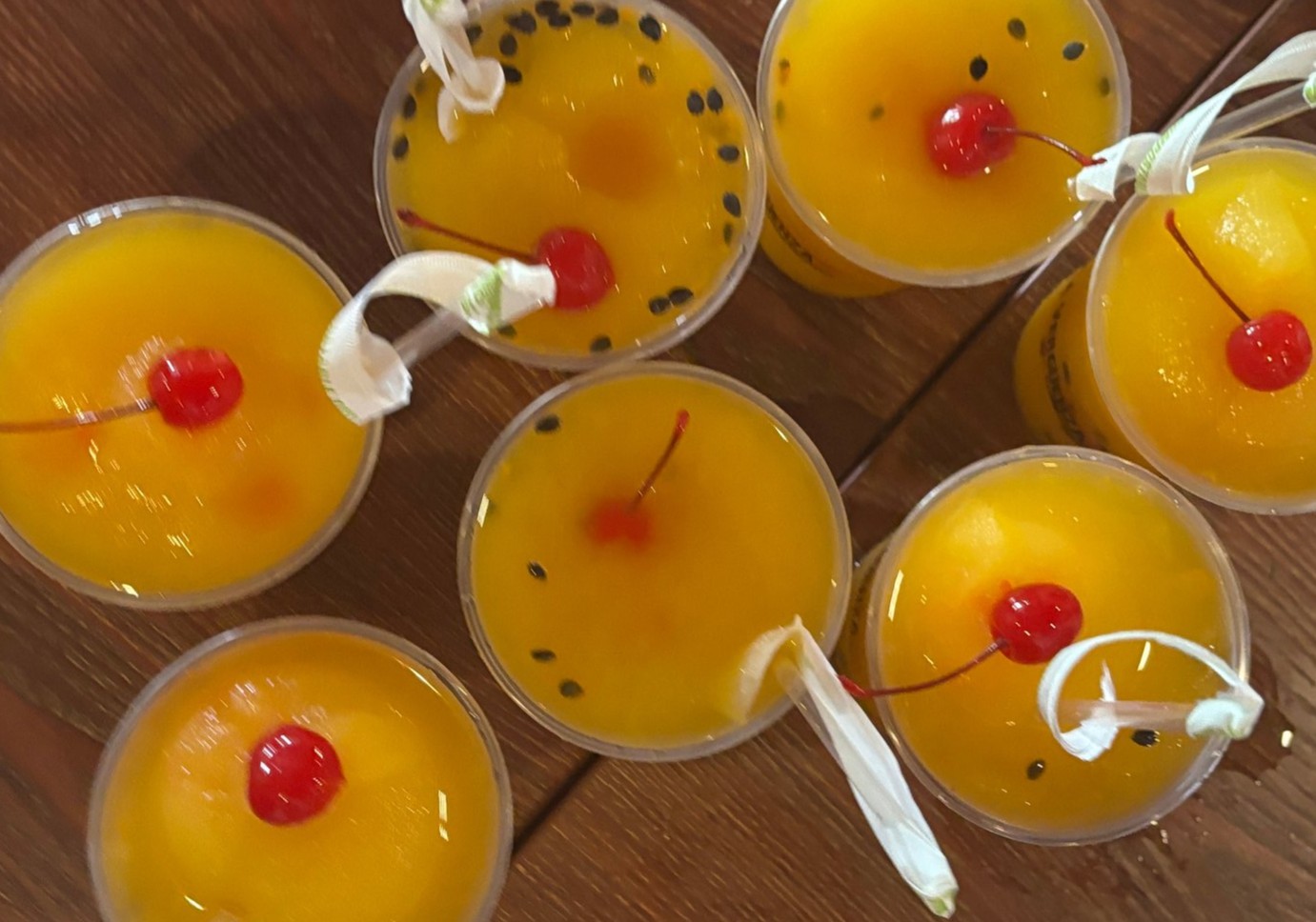 La Verguenza Puertorrican Chinchorro Escambron Beach Passion Fruit Juice