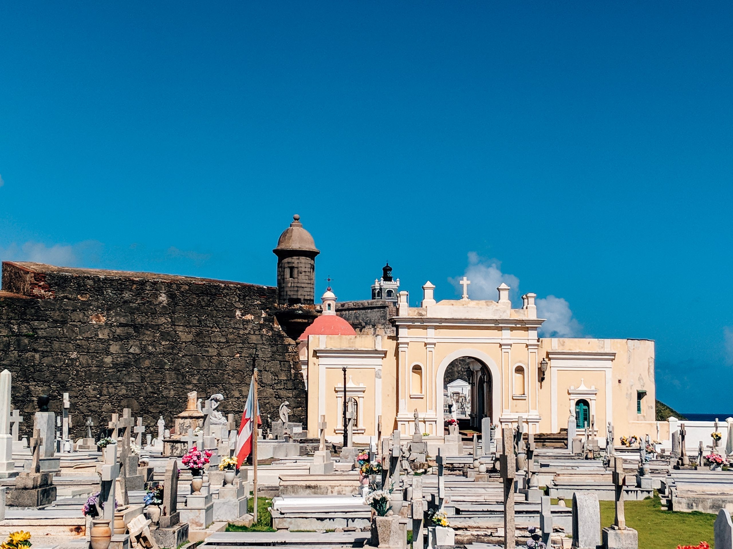 San Juan Cruise Port Puerto Rico Santa Maria Magdalena De Pazzis Cemetery