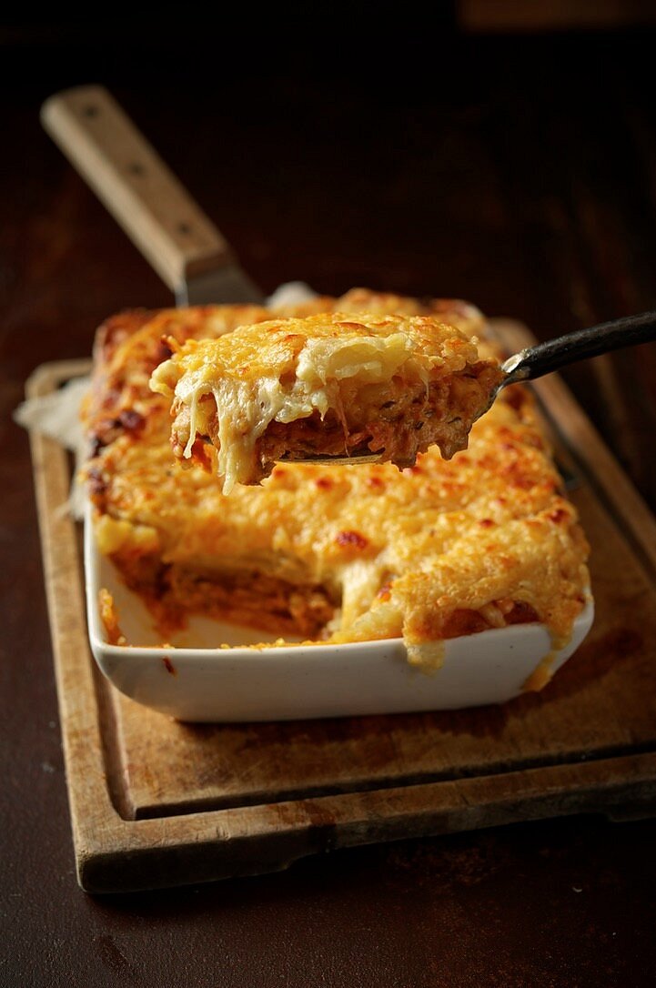 Santaella Escambron Beach Lasagna Dish