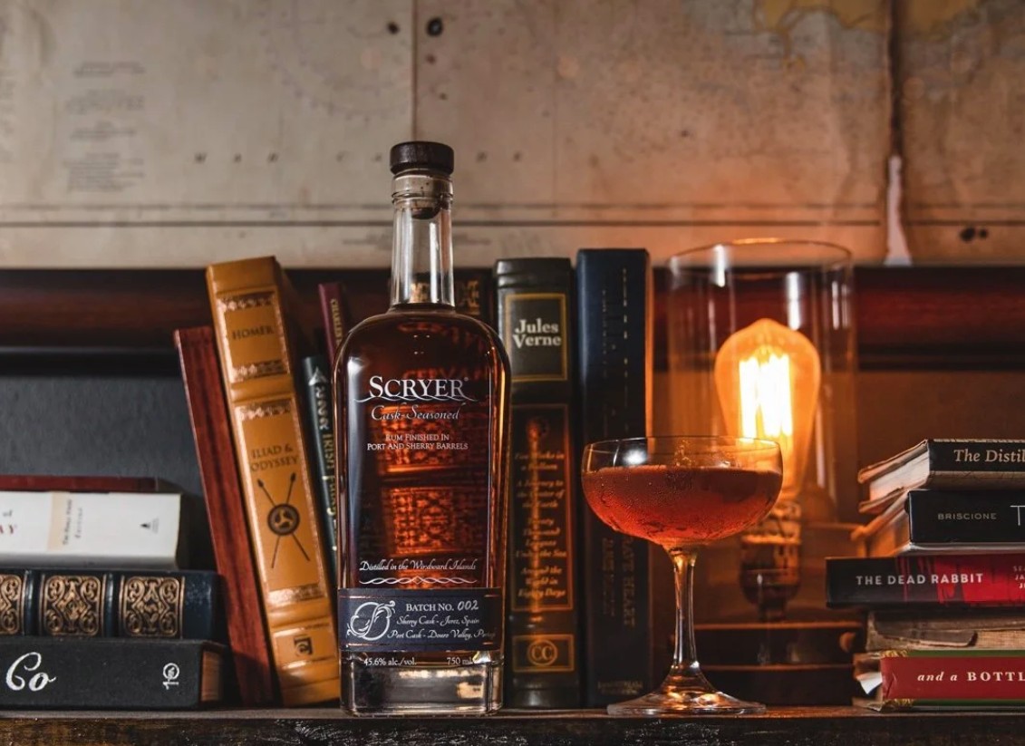 Scryer Rum Barrelhouse San Juan Port Interior Bottle